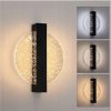 STIENITEĽNÉ LED STENNÉ SVIETIDLO ČIERNE MODERNÉ OKRÚHLE DO OBÝVAČKY