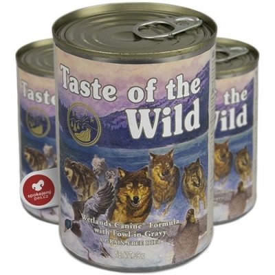Taste of the Wild Wetlands konzerva 390 g SET 11+1 ZADARMO