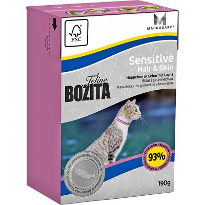 Bozita Feline 12 x 190 g Hair Skin Sensitive