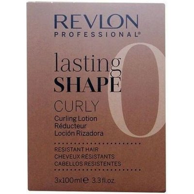 Revlon Lasting Shape Curly Curling Lotion Resistant Hair trvalá ondulace 3x100 ml