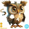 Drevené puzzle SOVA - Séria Abeceda - CoolArts