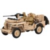 Abrex Cararama - Ton Military Vehicle With Gun - Sandy Yellow