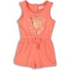 Minoti TG PLAYSUIT Overal dievčenský bavlnený řůžová