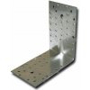 STREND Uholník MA1048, 110x110x080/2,5 mm, Zn, (konzola) rohový, zosilnený