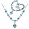Austrian Crystal SW set náhrdelník + náramok Light Blue