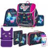 Oxybag Školský set 8-dielny PREMIUM LIGHT Motýľ 2 s kvetmi