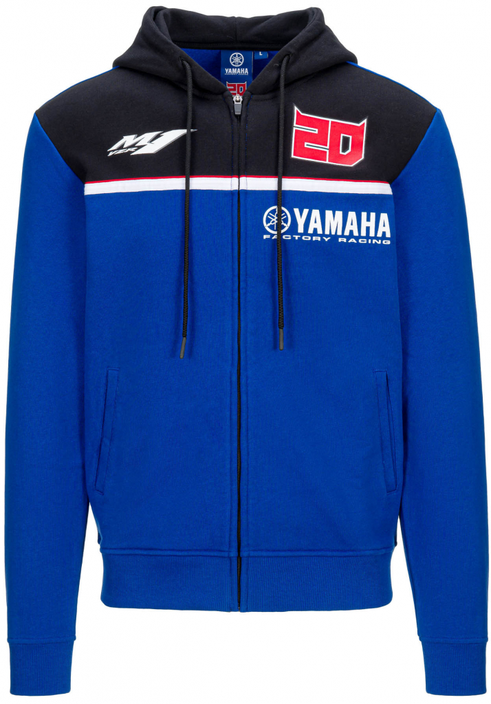 GP APPAREL mikina Fabio Quartararo Yamaha Zip blue/black