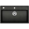 Blanco Dalago 8 - Silgranitový drez, 81x50 cm, s ovládaním odtoku, čierna 525878