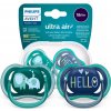 Avent Philips cumlík ultra air slon chlapec modrozelená 2 ks