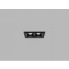 LED2 2491253 Zápustné LED svietidlo LINEAR II 4W, 3000K/3500K/4000K, 560lm, CRI90, IP20, ON/OFF, čierna