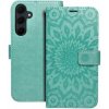 Puzdro Mezzo Book Samsung Galaxy A35 5G, vzor mandala - zelené