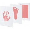 Sada na vytváranie odtlačkov ruky/nohy dieťaťa 12x8cm ružová