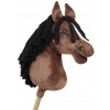 Hobby Horse Veľký kôň na palici Premium - hnedý A3