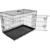 Duvo+ Dog Crate 2Doors Plastic Tray 123 x 77 x 83 cm