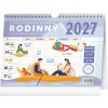 NOTIQUE Týdenní rodinný plánovací s háčkem 30 x 21 cm 2027