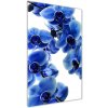 Vertikálny foto obraz sklenený Modrá orchidea 50x100 cm