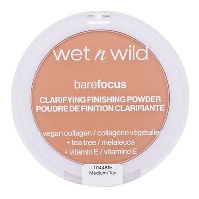 Wet n Wild Bare Focus Clarifying Finishing Powder zmatňující pudr 6 g odstín Medium-Tan