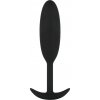 Easytoys Heavy Fulfiller - 54g anál plug - malý (čierny)