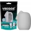 VIBEGGS - vibračné vajíčko masturbátor - biele