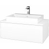 Dreja Kúpeľňová skrinka MODULE SZZ1 80 umývadlo Glance - N01 Biela lesk / M01 Biela mat