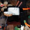 BOŽSKÁ Mahoň čierny - keramická sada na fondue