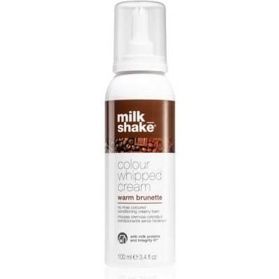 Milk Shake Colour Whipped Cream tónovacia pena pre všetky typy vlasov Warm Brunette 100 ml
