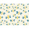 PVC obrus 140x220 cm Captain Cook - Let it Bee Mosaic Blue