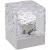 Rabalux Cubiko stolová lampa 1x1 W priehľadná 76022