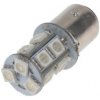 LED autožiarovka BAZ15d / 12V - červená 13xSMD (2ks) dvojvláknová