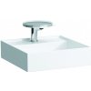 LAUFEN KARTELL Umývadielko s otvorom pre batériu 46 x 46 cm biela H8153310001581