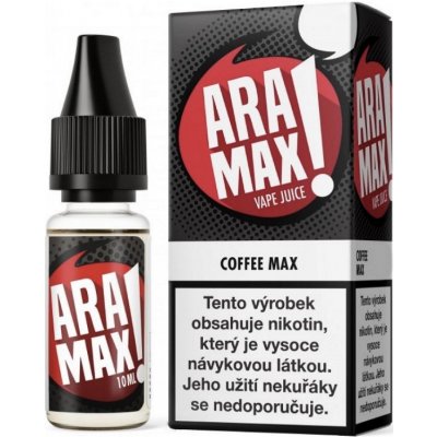 e-liquid ARAMAX Coffee Max 10ml Obsah nikotinu: 12 mg