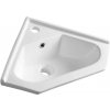 Aqualine 1601-40 keramické umývadlo rohové 40x19x40cm, nábytkové