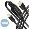 AXAGON ADR-210B, USB A-B, 2.0 aktivní prodlužovací / repeater kabel, 10m