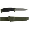 Morakniv 11827 Companion MG (S) vonkajší nôž 10,4 cm, čierno-zelená, plast, plastové puzdro