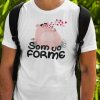 Tričko s potlačou SOM VO FORME Dámsky Biela L