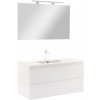 Vario Forte 100 kompletný kúpeľňový nábytok bielo-biely
