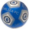 Chelsea FC Futbalová lopta Chelsea FC, modro-strieborná, podpisy, veľ. 5