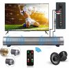 MINI SOUNDBAR BLUETOOTH BEZDRÔTOVÝ S DIAĽKOVÝM OVLÁDANÍM PRE TV, HUDBU, HRY A FILMY