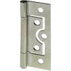 Záves pre lamelové dvere, oceľ niklovaná, 2 ks, 38 x 20 mm