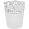Prosperplast Lace s čipkou 13,5 cm bielý DLAC140