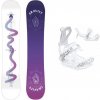 Gravity Sirene White 24/25 dámsky snowboard + Raven FT360 white viazanie - 156 cm + S (EU 35-40)