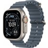 Apple Watch Ultra 3 GPS + Cellular 49mm Prírodný titán s oceľovo modrým oceánskym remienkom MEWH4QC/A
