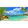 Foto obraz akrylové sklo Seychely pláž 100x50 cm