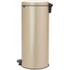Odpadkový kôš s pedálom NewIcon 30 l champagne