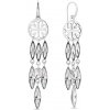 Náušnice so Swarovski Elements Roseta KWDR4200SS29CC Krystal