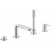 Grohe Lineare - Batéria na okraj vane, 4-otvorová batéria, chróm - 19577001