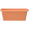 Truhlík s miskou RESPANA SET 78,6 cm - barva: terakota - vrstva - Prosperplast