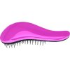 Detangler Metallic Pink rozčesávacia kefa na vlasy s rukoväťou