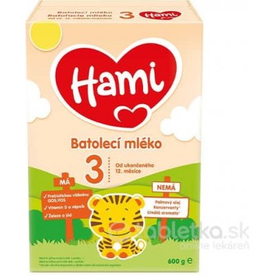 Hami 3 s příchutí vanilky 600 g