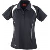SPIRO Dámska športová polokošeľa Team Spirit - Čierna / biela | L